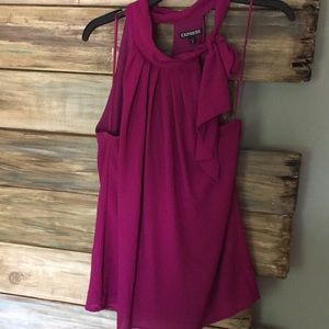 Raspberry Express blouse